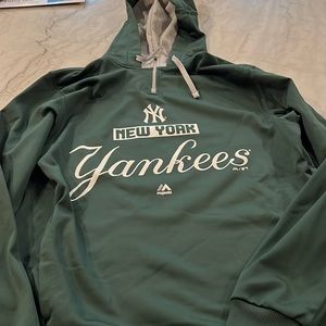 New York Yankees green Magestic hoodie